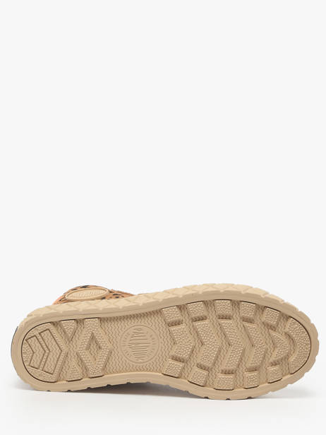 Sneakers Uit Leder Palladium Bruin women 74320234 ander zicht 4