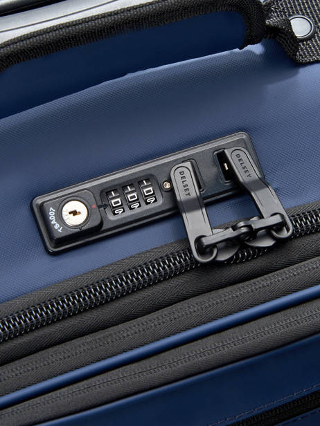 Soepele Reiskoffer Op Wieltjes Maubert 2.0 Delsey Blauw maubert 2.0 3813821W ander zicht 1