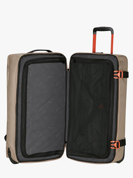 Reistas Op Wieltjes Urban Track American tourister Beige urban track MD1202 ander zicht 3