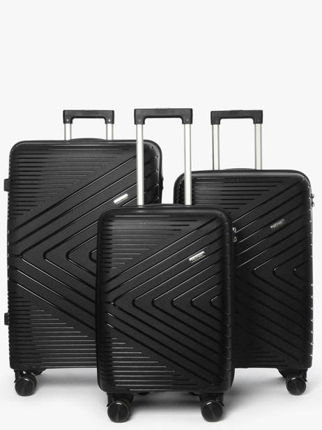 Set Reiskoffers Victoria Travel Zwart victoria LOT