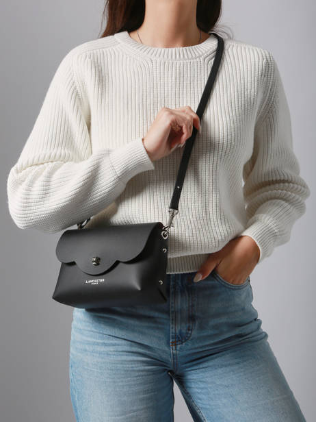 Cross Body Tas City Flore Leder Lancaster Zwart pur & element city 48 ander zicht 1