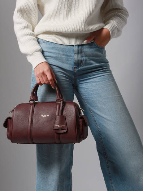 Handtassen Milano Ana Leder Lancaster Violet milano ana 108 ander zicht 1