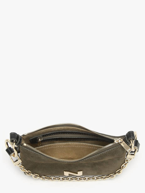 Cross Body Tas Betty Suède Leder Nathan baume Groen vogue - 00031-05 ander zicht 3