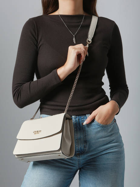 Cross Body Tas Calista Guess Wit calista BG733421 ander zicht 1