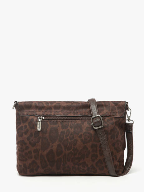 Cross Body Tas Leopard Miniprix Bruin leopard L ander zicht 2