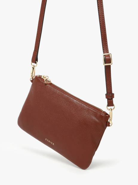Cross Body Tas Tradition Cuir Etrier Bruin tradition ETRA0141 ander zicht 2