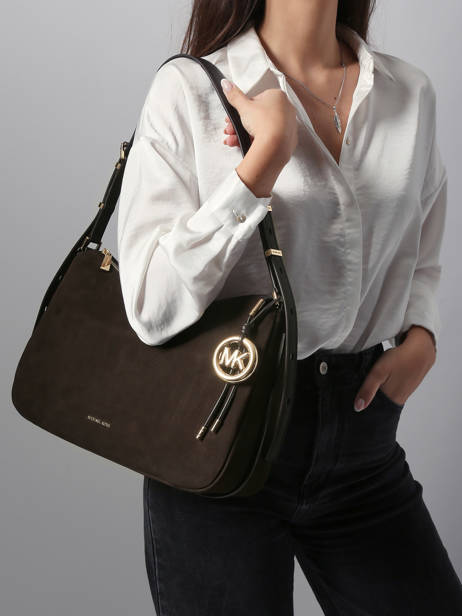 Schoudertas Nolita Leder Michael kors Bruin nolita F5GY5M2L ander zicht 1