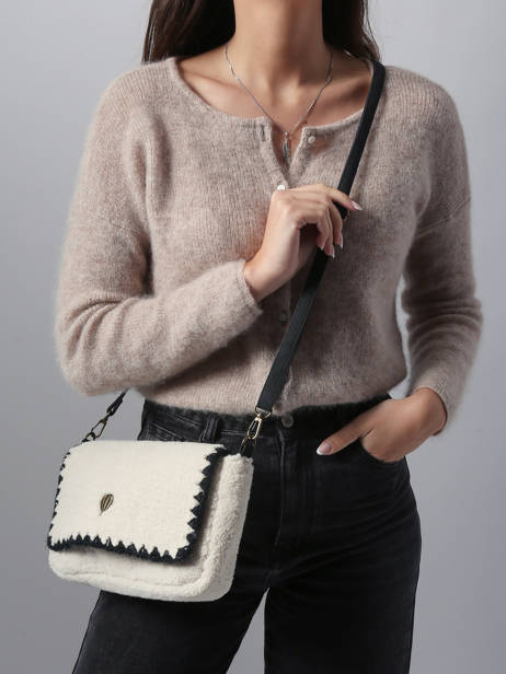 Cross Body Tas Winter Le voyage en panier Beige winter AHP288 ander zicht 1