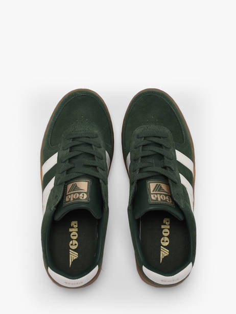 Sneakers Grandslam Uit Leder Gola Groen women CLA589 ander zicht 3