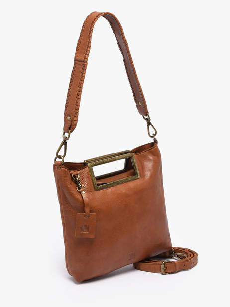 Cross Body Tas Heritage Leder Biba Bruin heritage CAP3L ander zicht 1