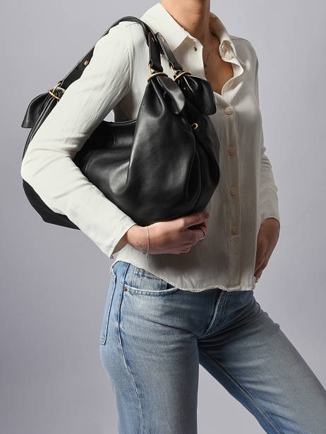 Schoudertas Studio Leder Gerard darel Zwart studio DCSA2457 ander zicht 1