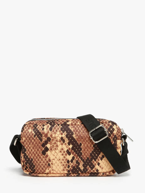 Cross Body Tas Boa Gerecycleerd Polyester Wouf Bruin boa BM250016 ander zicht 3