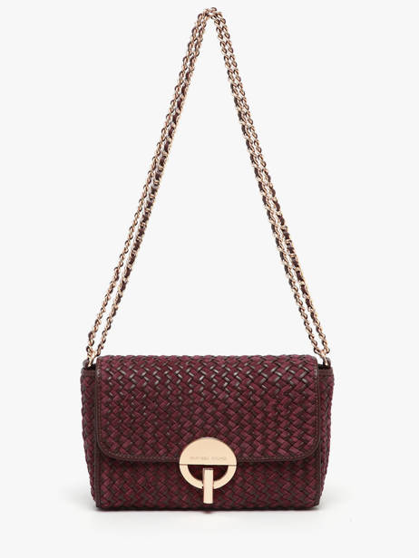 Cross Body Tas Moon Leder Vanessa bruno Violet moon 5V40533 ander zicht 2