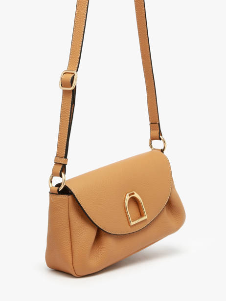 Cross Body Tas /schoudertas Shadow Leder Etrier Geel shadow ESHA163S ander zicht 3