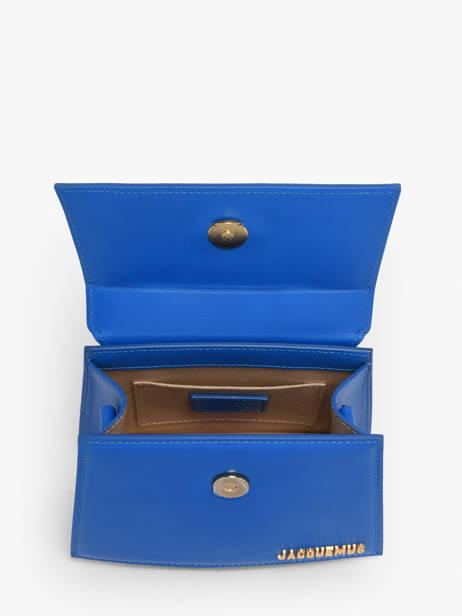 Preloved Chiquito Moyen Cross Body Tas Leder Jacquemus Blauw second life 1560113 ander zicht 5