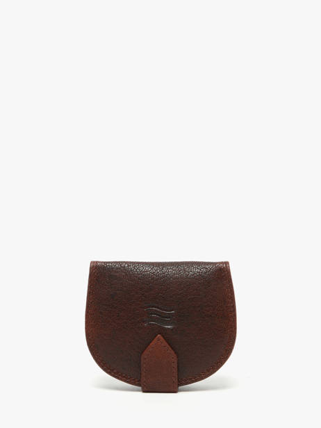 Portemonnee Caviar Leder Crinkles Bruin caviar 14239