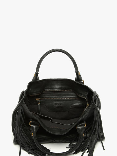 Handtas Dakota Leder Basilic pepper Zwart dakota BDAK22 ander zicht 3