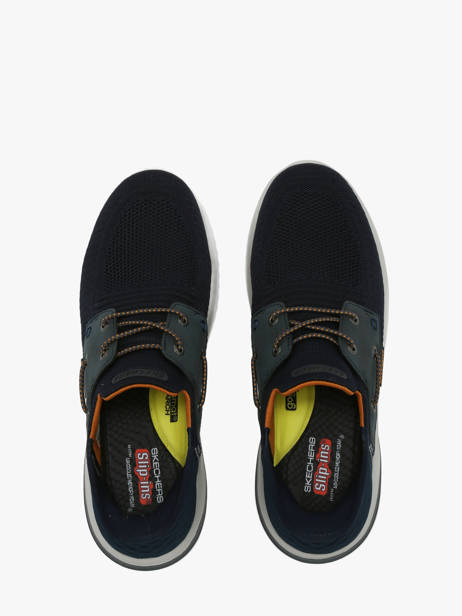 Sneakers Skechers Blauw men 210606 ander zicht 3