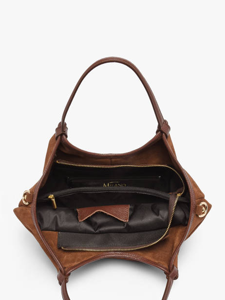 Schoudertas Velvet Caviar Leder Milano Bruin velvet caviar VC241111 ander zicht 3