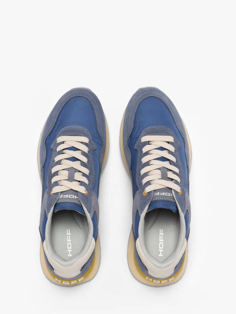 Sneakers Uit Leder Hoff Blauw men 12602011 ander zicht 4