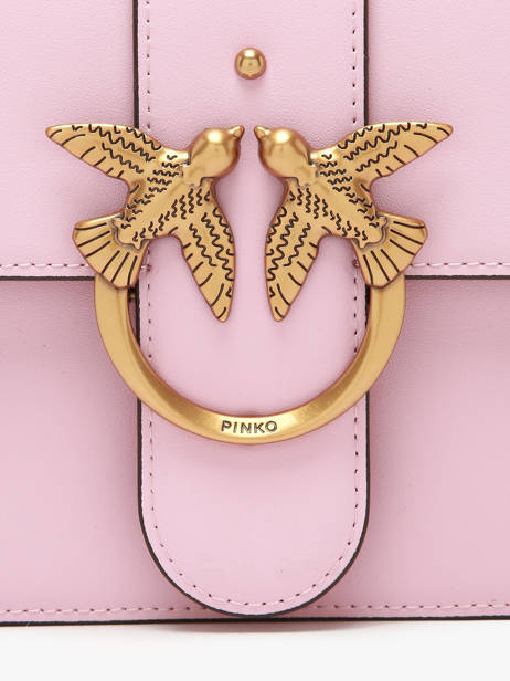 Cross Body Tas Love Bag Icon Pinko Roze love bag icon AF1 ander zicht 3