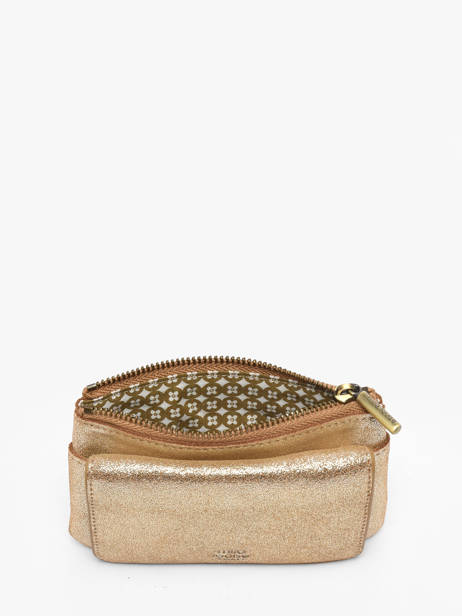 Portemonnee Vintage Leder Mila louise Beige vintage 3853X ander zicht 2