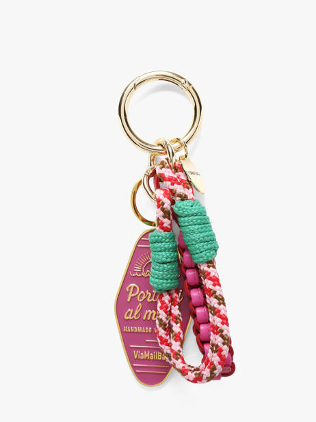 Tashengsel Viamailbag Roze short charm S