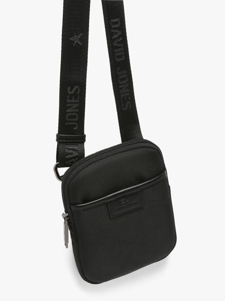 Cross Body Tas David jones Zwart men 931101 ander zicht 2