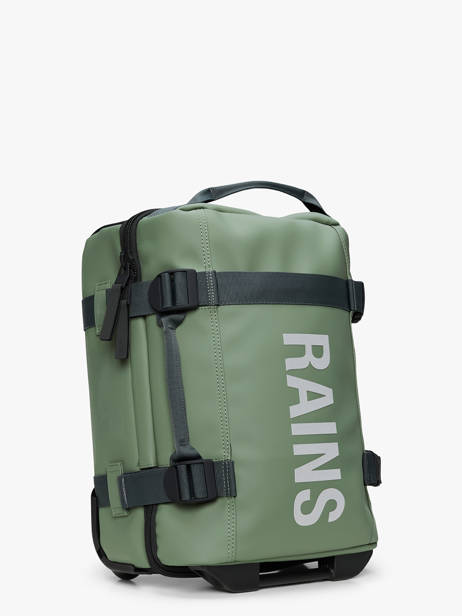 Handbagage Travel Rains Groen travel 14790 ander zicht 3