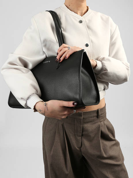 Schoudertas Elegance Lacoste Zwart elegance NF5257EG ander zicht 1