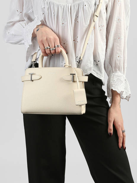 Handtas S Emilie Leder Le tanneur Wit emily TEMI1606 ander zicht 1