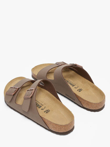 Slippers Arizona Birkenstock Bruin men 151181 ander zicht 2