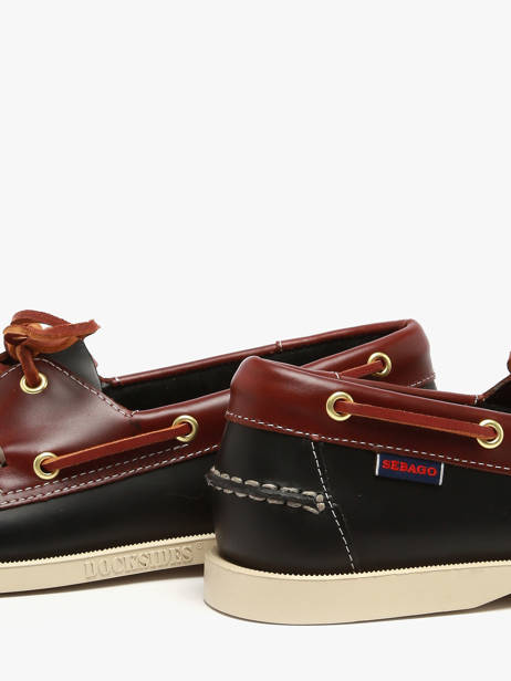 Bootschoenen Uit Leder Sebago Zwart men 7111M7W ander zicht 3