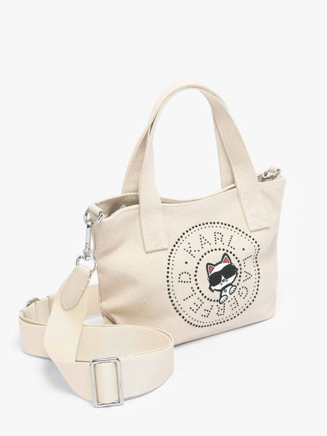 Cross Body Tas K Ikon Katoen Karl lagerfeld Wit k ikon B2W50089 ander zicht 2