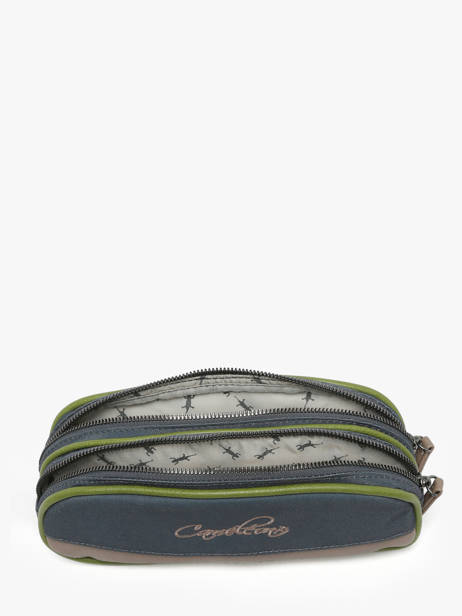 Pennenzak 2 Compartimenten Vintage Urban Cameleon Blauw vintage urban PBVBTROU ander zicht 1