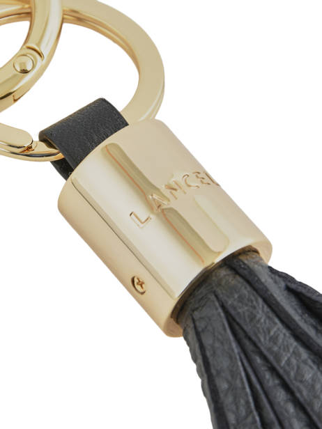 Sleutelhanger Premier Flirt Leder Lancel Zwart charms A10159 ander zicht 1