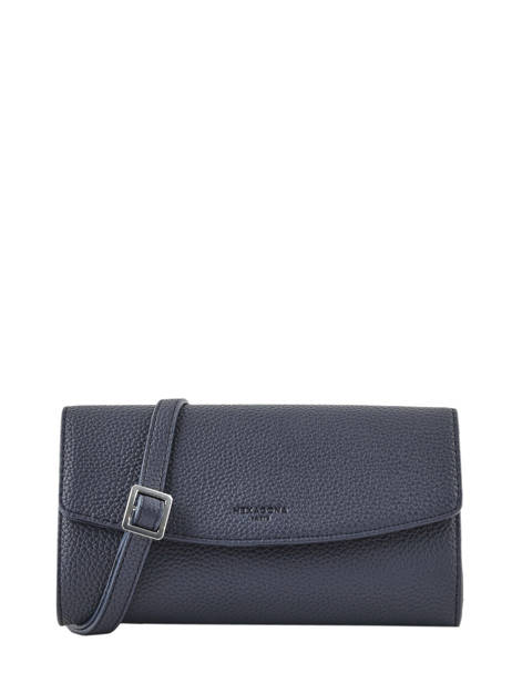 Clutch Met Riempje Madrid Leder Hexagona Blauw madrid 536554