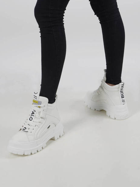 Aspha Nc Mid Sneakers Buffalo Wit accessoires 1622046 ander zicht 1
