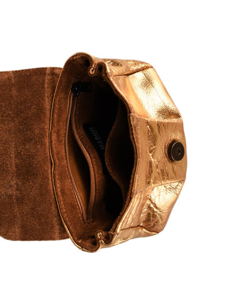 Cross Body Tas S Suzon Leder Paul marius Goud vintage S ander zicht 3