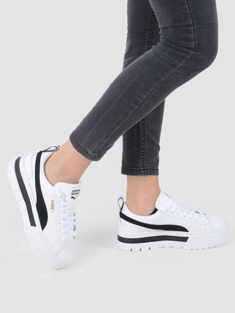 Mayze Leather Sneakers Puma accessoires 38198301 ander zicht 1