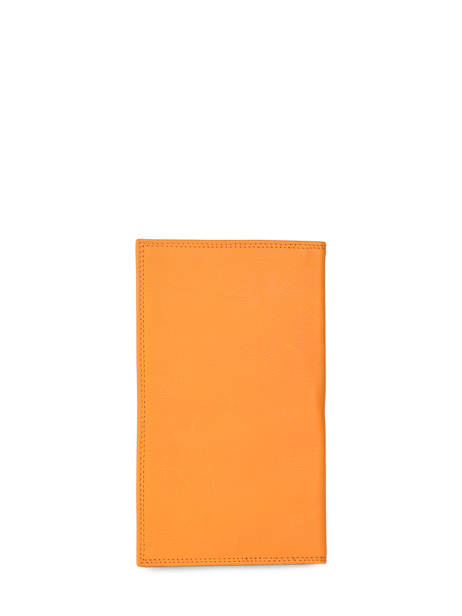 Chequehouder Leder Katana Geel marina 753008 ander zicht 2