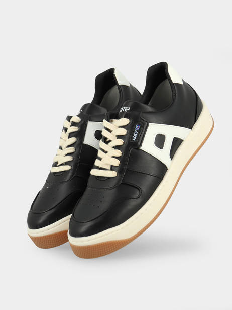 Sneakers Paris Aqte2 Zwart accessoires CO33135 ander zicht 3