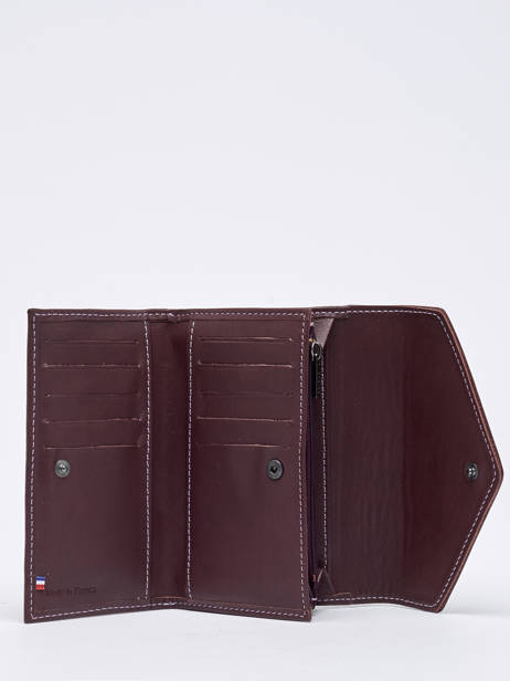 Portemonnee Paris Leder Etrier Bruin paris EPAR469 ander zicht 1