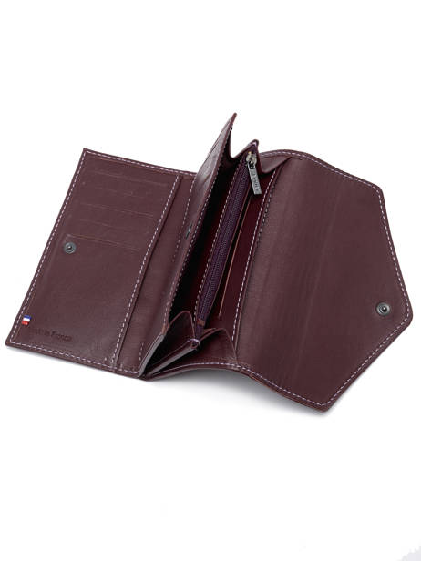 Portemonnee Paris Leder Etrier Bruin paris EPAR469 ander zicht 3