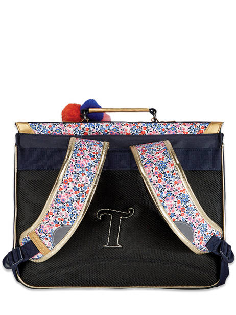 Boekentas 2 Compartimenten Tann's Blauw les fantaisies f 38265 ander zicht 4
