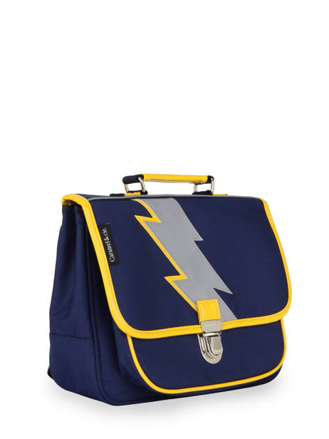 Boekentas 1 Compartiment Caramel et cie Blauw fier 20-63111 ander zicht 2