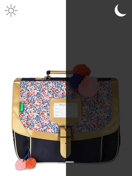 Boekentas 2 Compartimenten Tann's Blauw les fantaisies f 38265 ander zicht 5