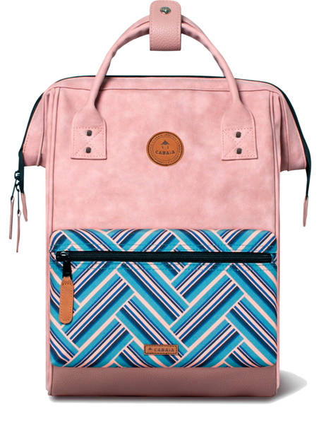 Personaliseerbare Rugzak Adventurer Medium Cabaia Roze adventurer BAGS ander zicht 1