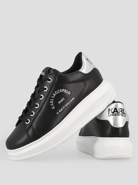 Sneakers Kapri Maison Karl lagerfeld Zwart accessoires KL62538 ander zicht 1