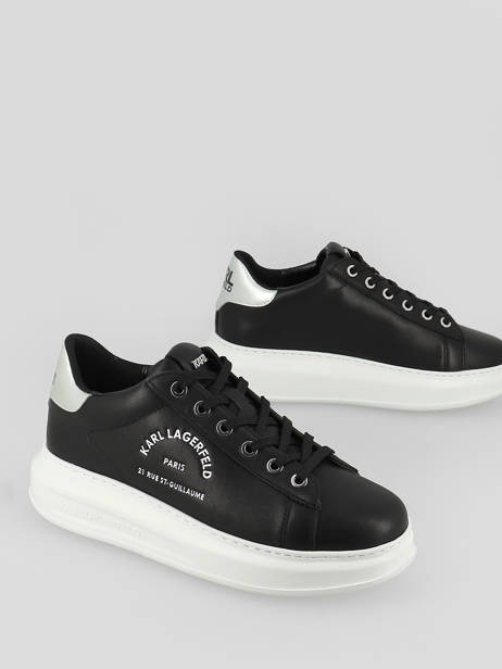 Sneakers Kapri Maison Karl lagerfeld Zwart accessoires KL62538 ander zicht 3